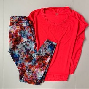 Old Navy Neon Activewear Flowy Top Hot Pink Size S/P